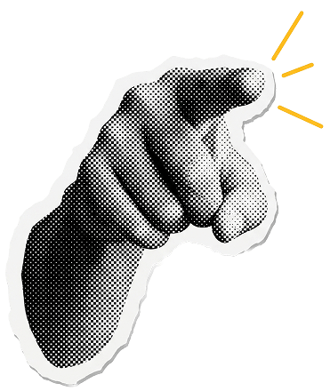 finger point right
